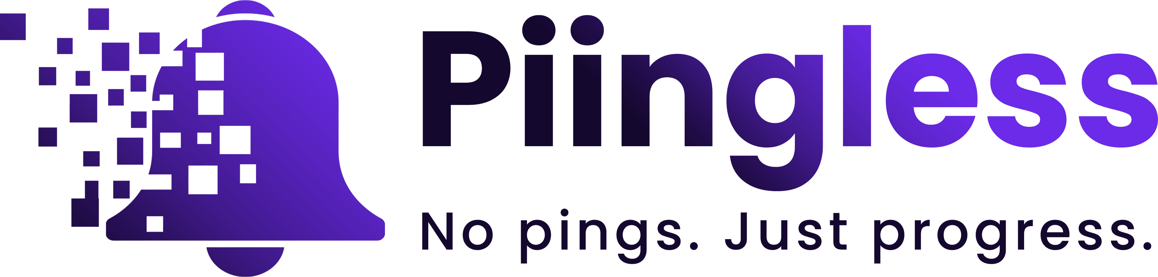 Piingless — No pings. Just progress.
